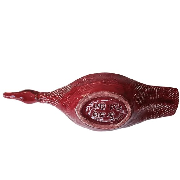 Vintage Red Duck Ashtray California Originals 1960s MCM Ceramic - Picture 9 of 16
